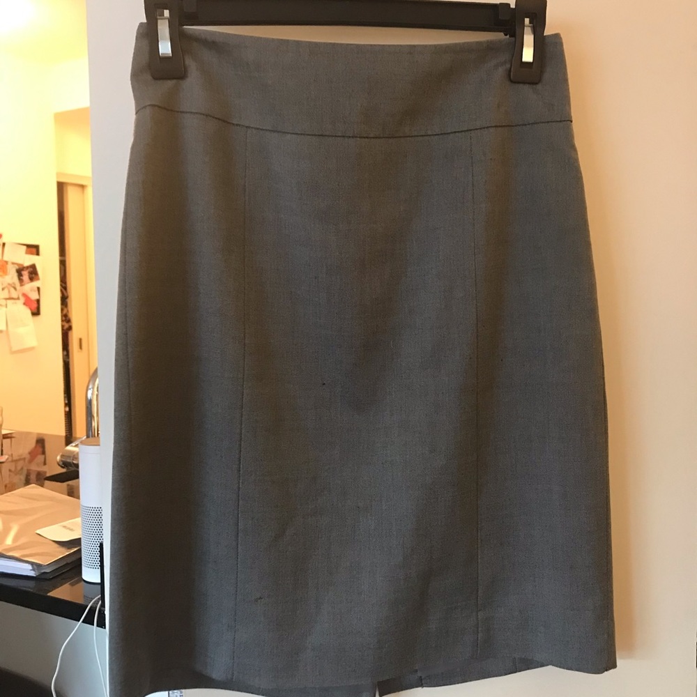 Gray Ann Taylor Skirt